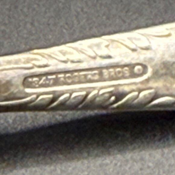 3 Vintage 1847 Rogers Bros Silverplate Queen Anne St. Moritz Serving Spoons - Picture 4 of 5